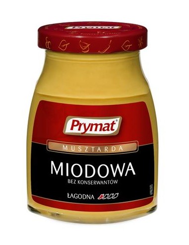 MOSTAZA DE MIEL SUAVE, PRYMAT 185G