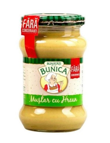 BUNICA MOSTAZACON RÁBANO PICANTE 300G 
