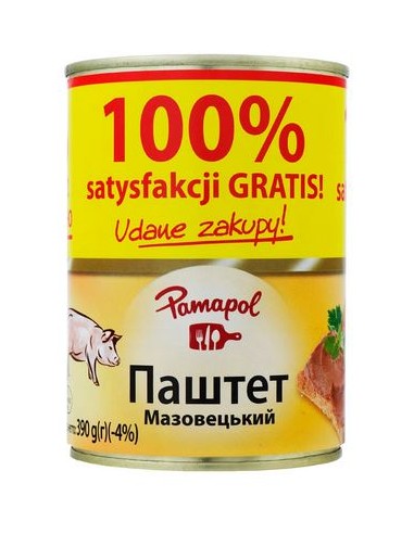 PATE DE CERDO MAZOWIECKI PAMAPOL 390G
