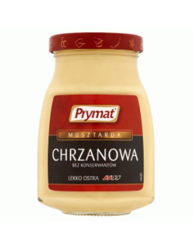 MOSTAZA CHRZANOWA,PRYMAT 165ML