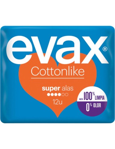 EVAX COTTONLIKE SUPER ALAS 12 un