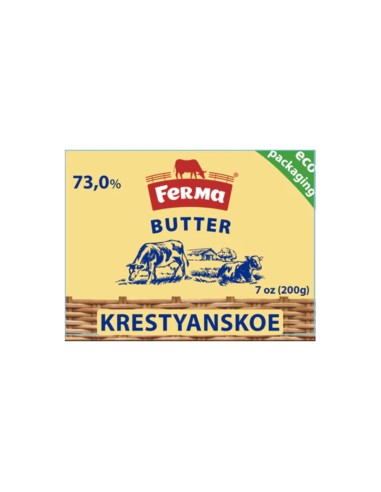 MANTEQUILLA DULCE DE PUEBLO, 73% FERMA