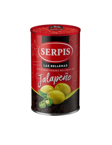 ACEITUNA RELLENA DE JALAPEÑO SERPIS 300G