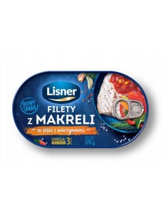 FILETE DE CABALLA EN SALSA DE VERDURAS LISNER 175G