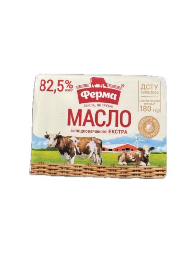 MANTEQUILLA CREMOSA EXTRA 82.5% FERMA 180g