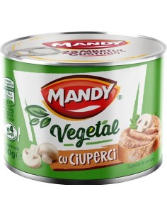 PATE VEGETAL CHAMPIÑONES MANDY 200G