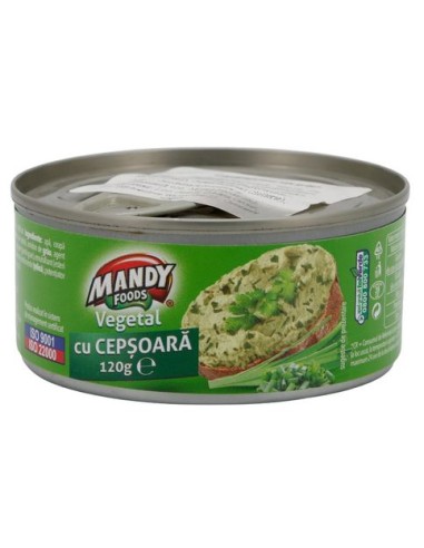 PATE VEGETAL CEBOLLA MANDY 120G