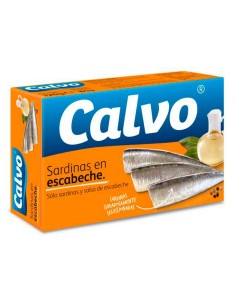 SARDINAS CALVO ESCABECHE 180 GRS.