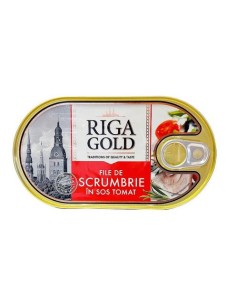 FILE DE CABALLA EN SALSA TOMATE,RIGA GOL 190G