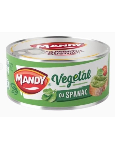PATE VEGETAL ESPINACAS MANDY 120G