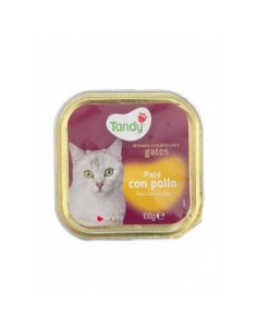 COM.GATO TANDY TARRINA POLLO 100G