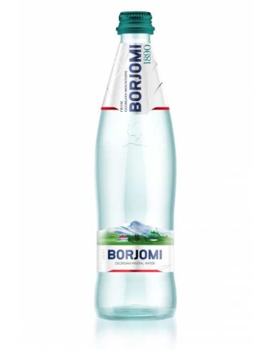 AGUA CON GAS BORJOMI  CRISTAL 500ML
