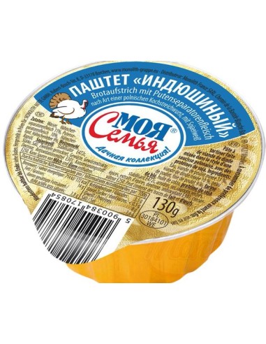 PATE DE PAVO,MI FAMILIA 130ML
