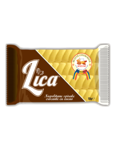 NAPOLITANE SPIRALE CU CACAO LICA 52G