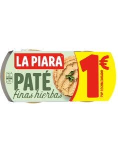 PATE FINA HERBAS.LA PIARA X2