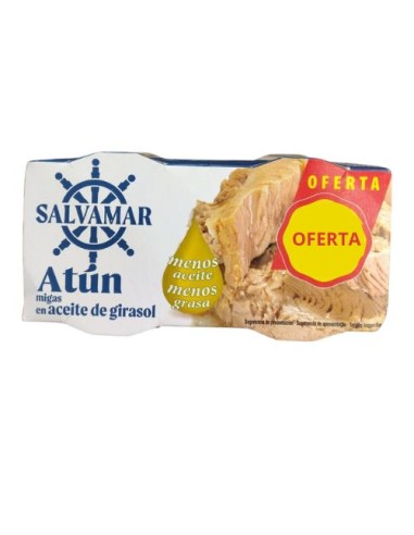 ATUN EN A.GIRASOL,SALVAMAR  X2 140GR