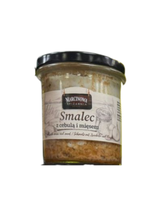 MARCINOWA SPIZARNIA MANTECA CON CEBOLLA Y CARNE 260G