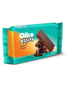 BARQUILLO CON CREMA DE CACAO ALFERS ALKA 170g