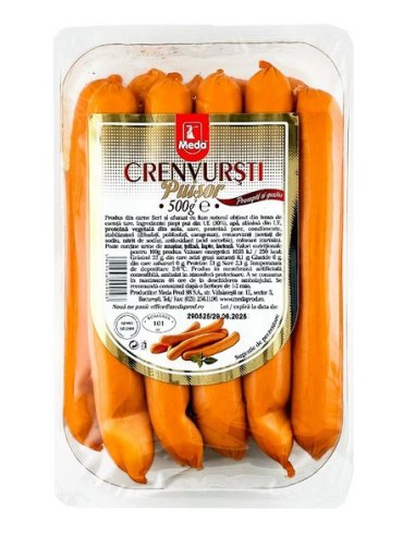 SALCHICHAS DE POLLO MEDA 500G