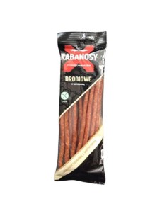 SALCHICHAS KABANOSY Z DROBIEM MADEJ WROBEL 120G