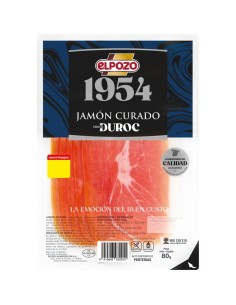 JAMON CURADO LONCH ,EL POZO 80G