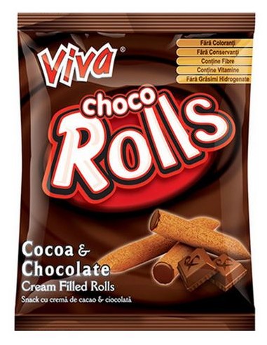 ROLLOS MINI CHOCOLATE VIVA 100G