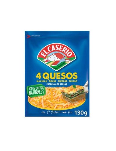 QUESO RALLADO 4 QUESOS,EL CASERIO 130...