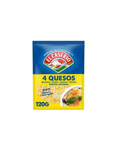QUESO RALLADO 4 QUESOS,EL CASERIO 130...
