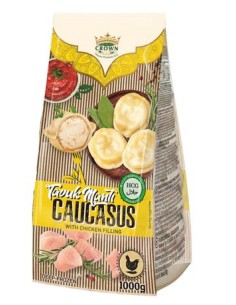 RAVIOLI CON POLLO "KAVKAZSKI CROWN" 1KG