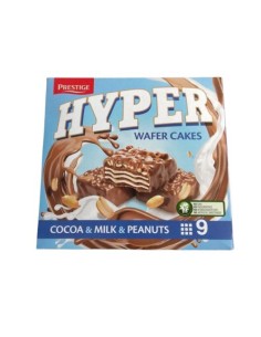 TARTA DE BARQUILLO CON LECHE/CACAHUETES,HYPER 167G