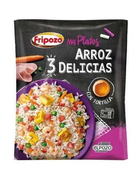 ARROZ 3 DELICIAS CON TORTILLA
