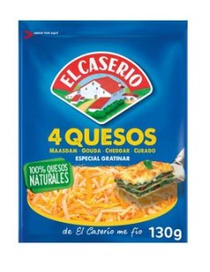 QUESO RALLADO 4 QUESOS,EL CASERIO 130 GRS. 2