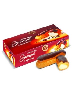 PASTELES ECLAIR RELLENO DE CREMA BKK 360G (congelado)