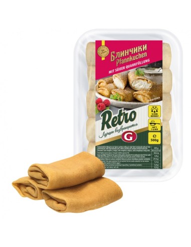 CREPES CON RELLENO DE QUESO FRESCO...