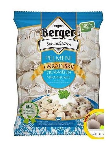 RAVIOLI UKRAINSKIE,BERGER 900G