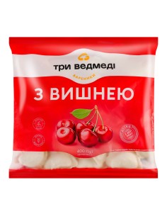 VARENYKY DE CEREZA,TRY MEDVEDI 400G