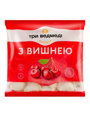 VARENYKY DE CEREZA,TRY MEDVEDI 400G