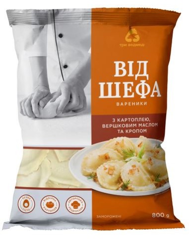 VARENYKY CON PATATAS ,TRY VEDMEDI 800G