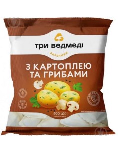 VARENYKY DE PATATAS/SETAS,TRY VEDMEDYA 400G