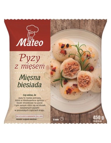 BOLAS RELLENAS DE CARNE PYZY, MATEO 450G