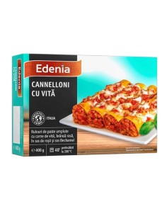  CANELONES DE TERNERA,EDENIA  400G