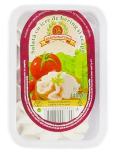 ENSALADA DE HUEVAS ARENQUE CON CEBOLLA GASTRONATURA NEGRO