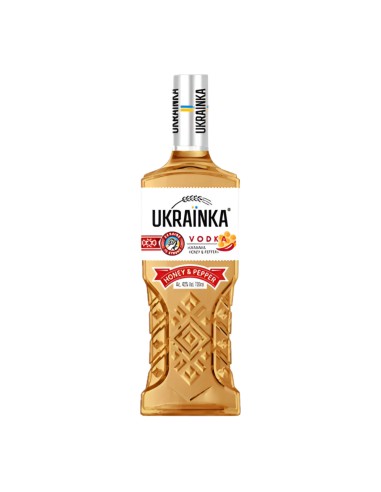 VODKA CON MIEL Y PIMIENTO"UCRAINCA" 40%,500ML