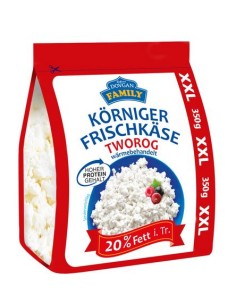 QUESO FRESCO GRANULADO 20% FAMILY DOVGAN 350G