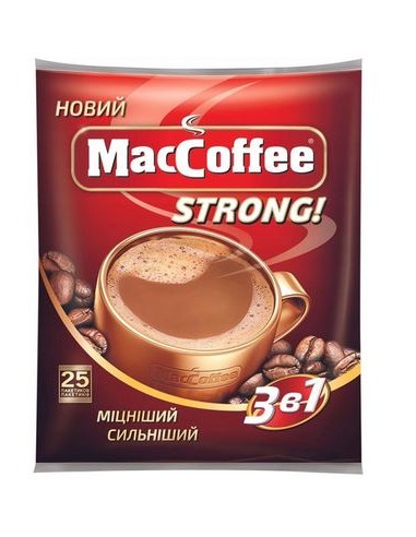CAFE STRONG 3 V 1 25 PAKETYKIV...