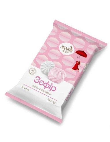 ZEFIR BLANCO-ROSA,ZHAKO 350G