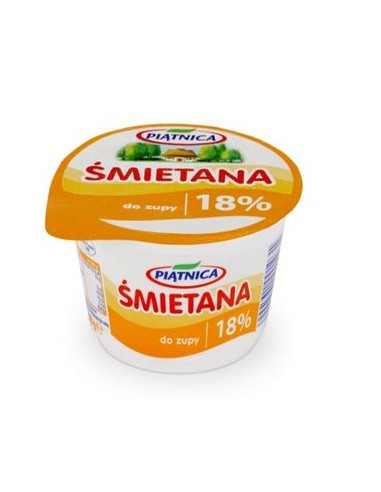  SMIETANA 18 % PIATNICA 200 G