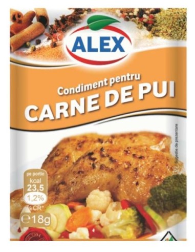  CONDIMENTO PARA POLLO ALEX 18G