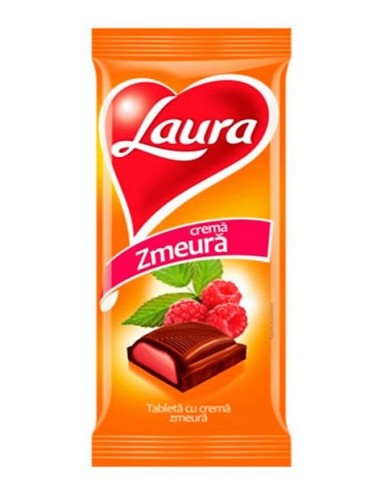 CHOCOLATE CON FRANBUESA LAURA 92G