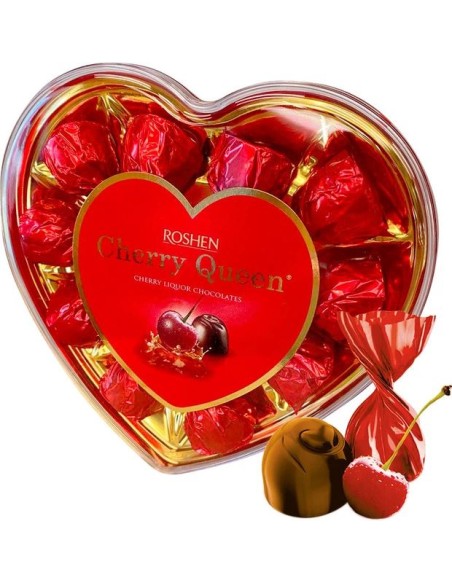 BOMBONES PRALINES DE CHOCOLATE CON GUINDAS ROSHEN 125G